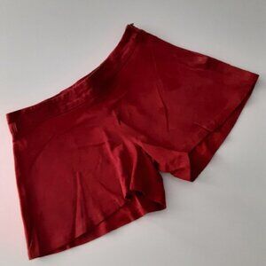 Patrizia Pepe Red Suede Tap shorts - girls M ( 8-10)